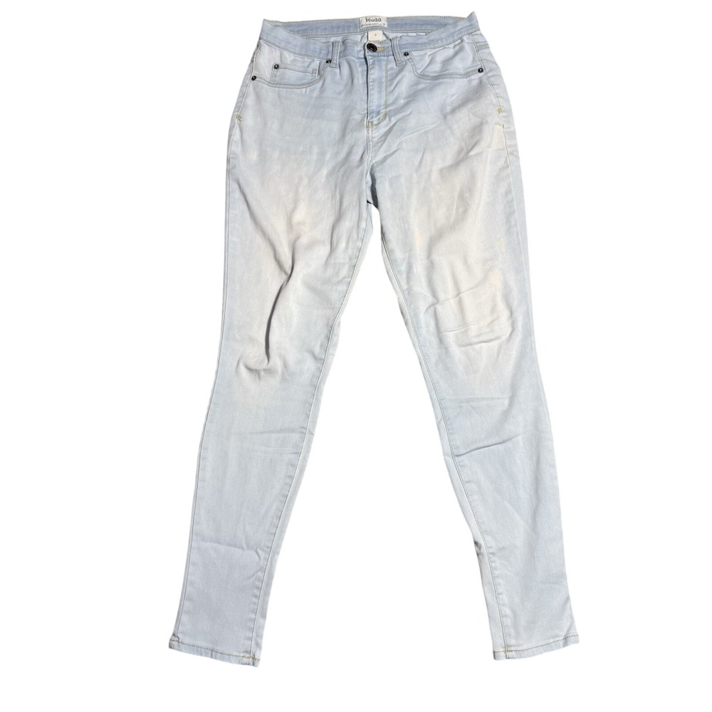 Mudd Womens Super High Rise Jegging Light Wash Blue Skinny Denim Jeans Size 9